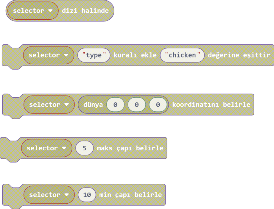 MakeCode Yaratıklar 16