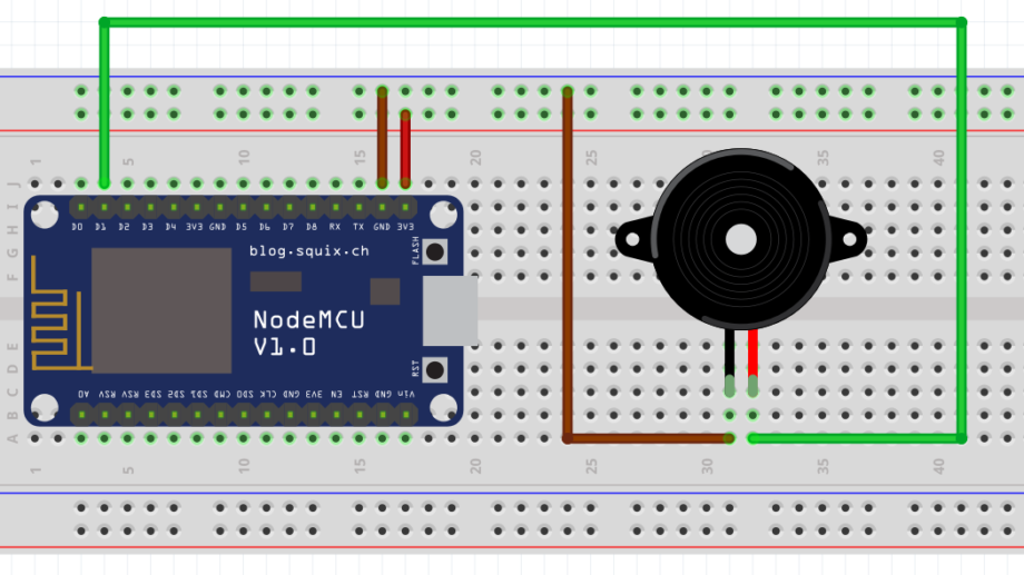 NodeMCU Buzzer Devre Şeması