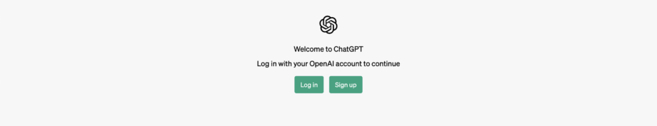 ChatGPT - Kullanıcı Hesabı Girişi